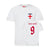 Personalised England Style White & Red Home Shirt
