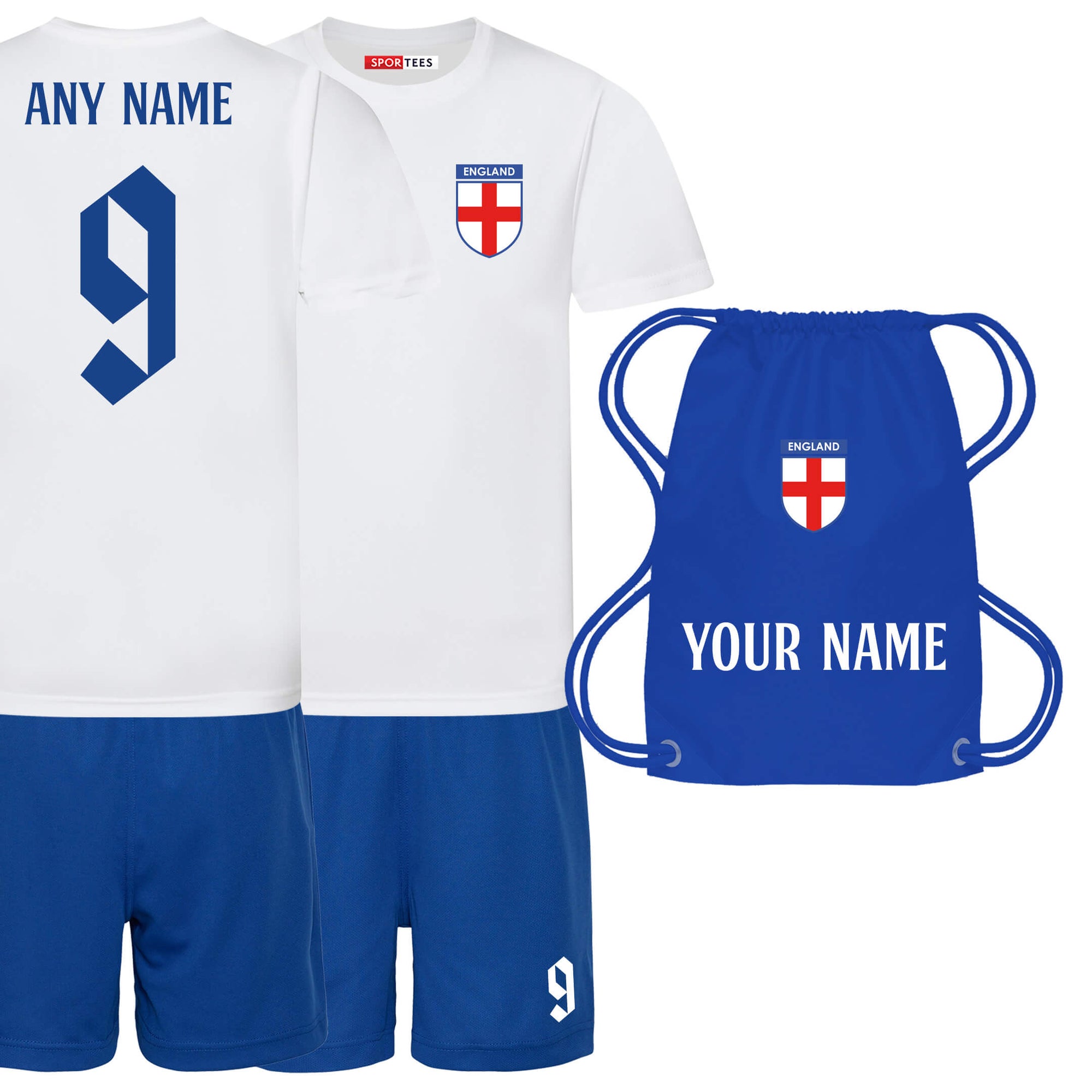 Personalised England Lioness Cup Style Home Kit