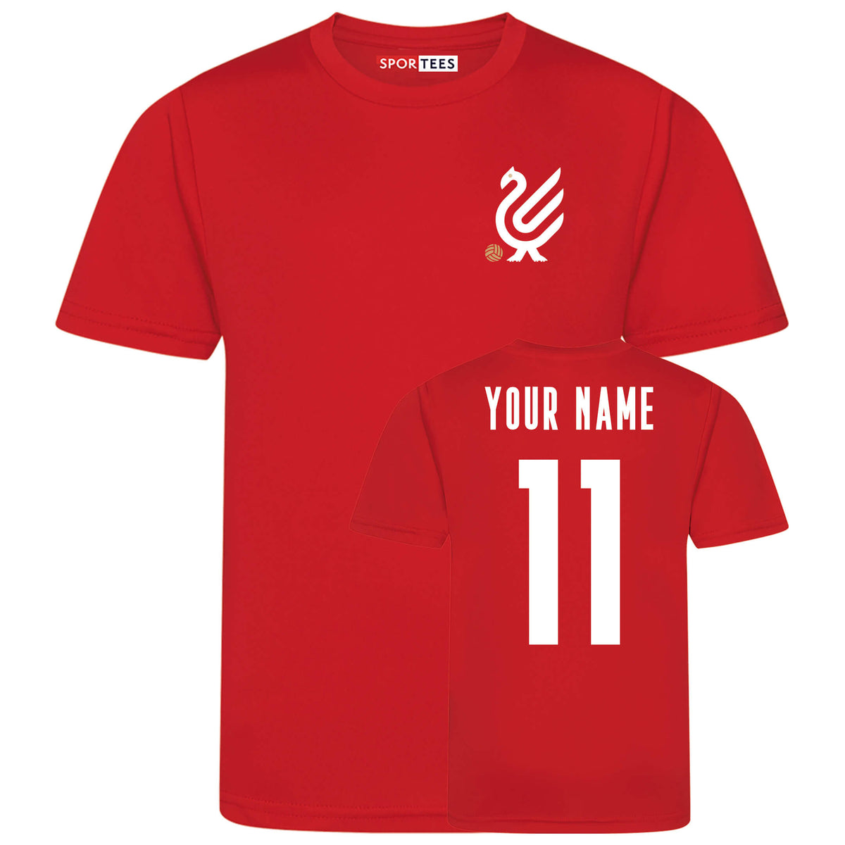 Personalised The Bird Liverpool Reds Style Shirt