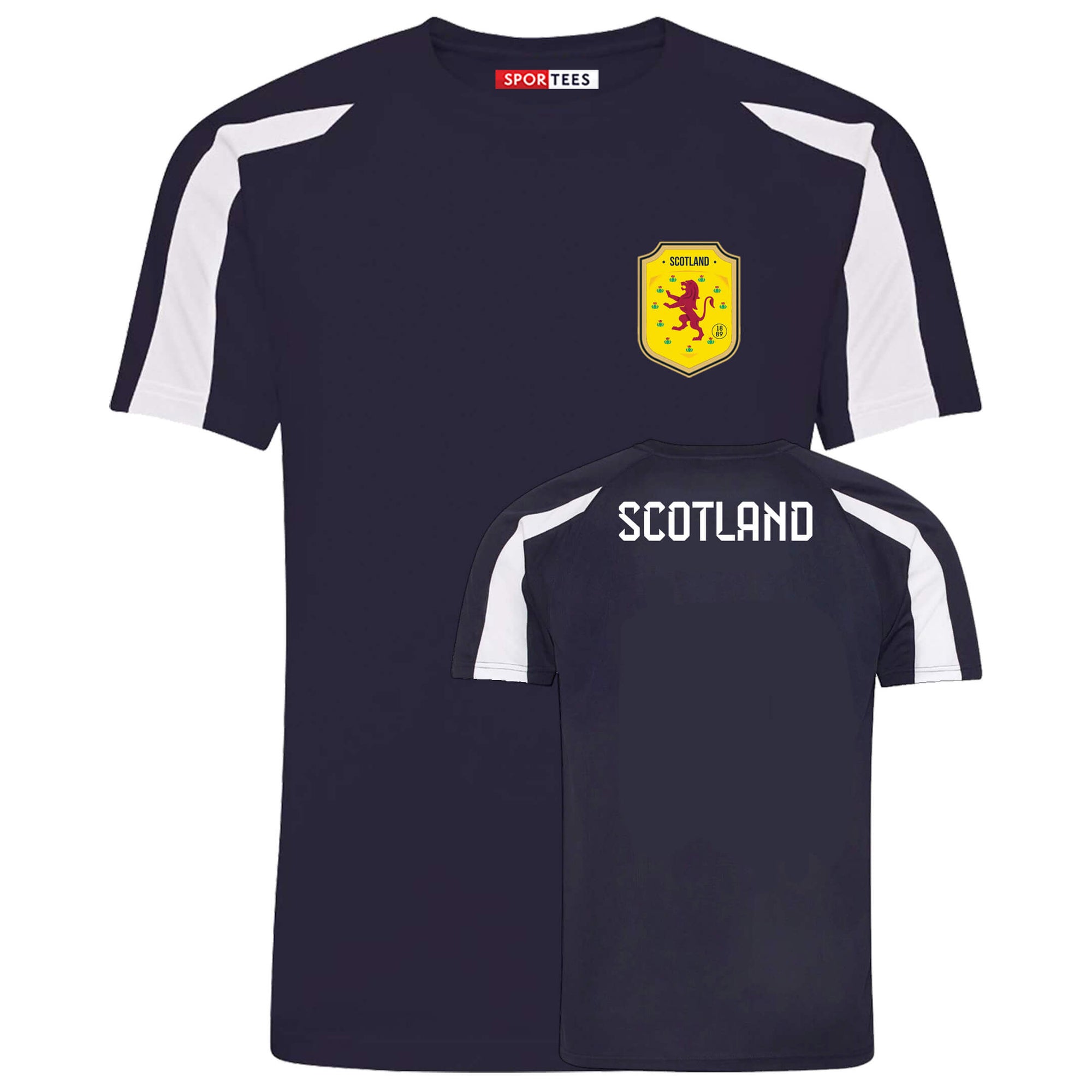 Scotland Style Navy & White Contrast Home Shirt