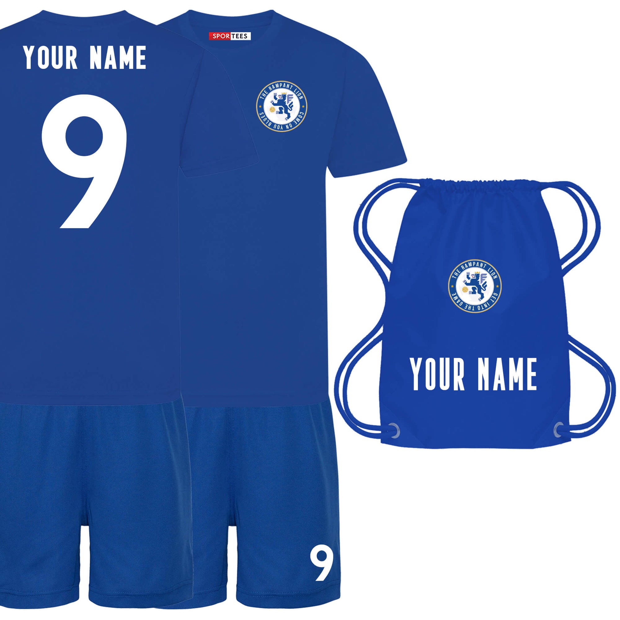 Personalised Rampant Lion West London Style Kit With Bag