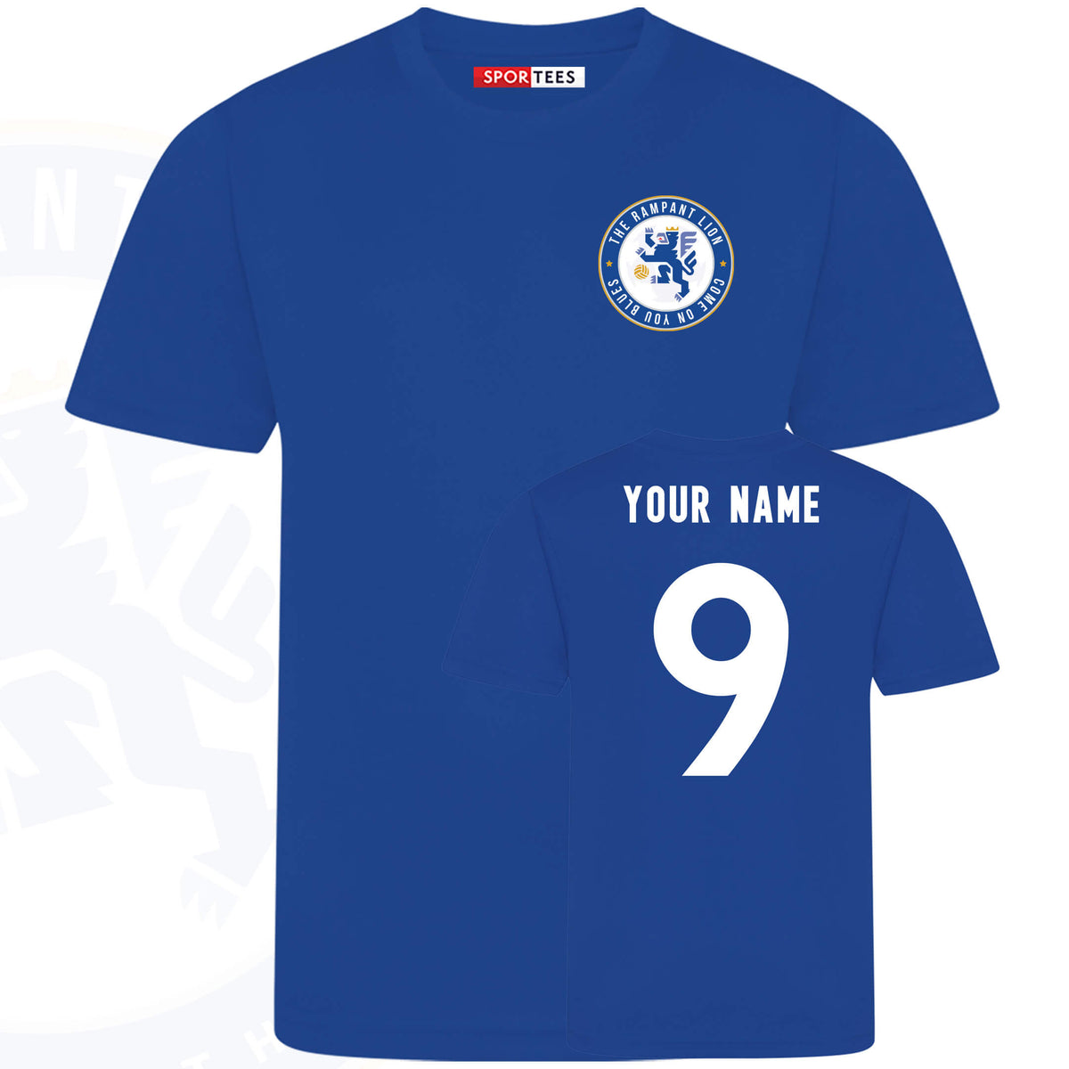 Personalised Rampant Lion West London Style Shirt