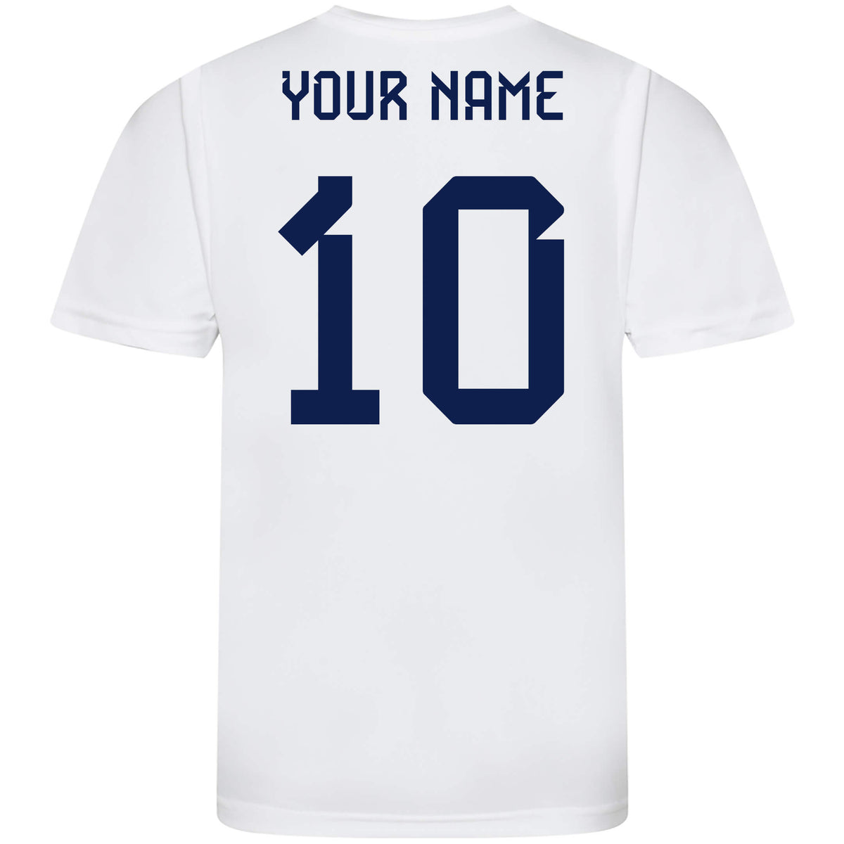 Personalised El Sol Argentina Style White Home Shirt