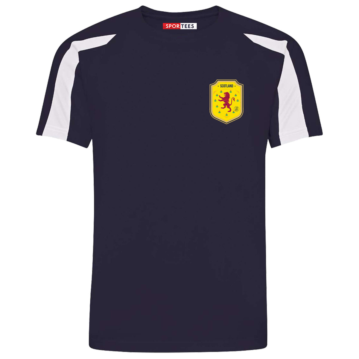 Scotland Style Navy &amp; White Contrast Home Shirt