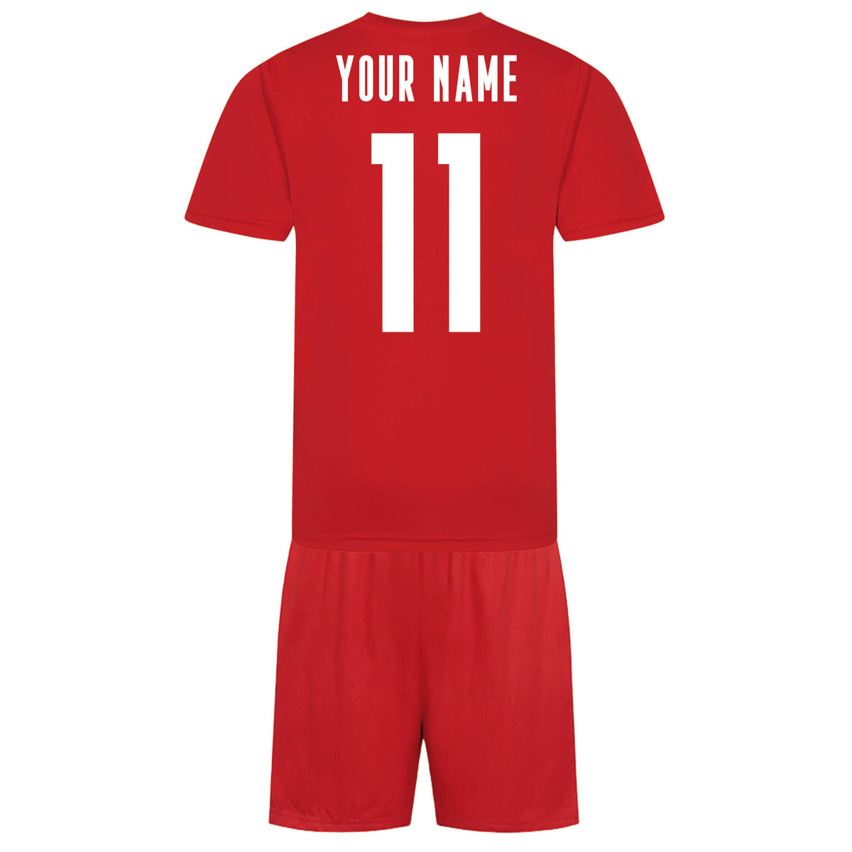 Personalised Wales Style Red Home Kit With Bag