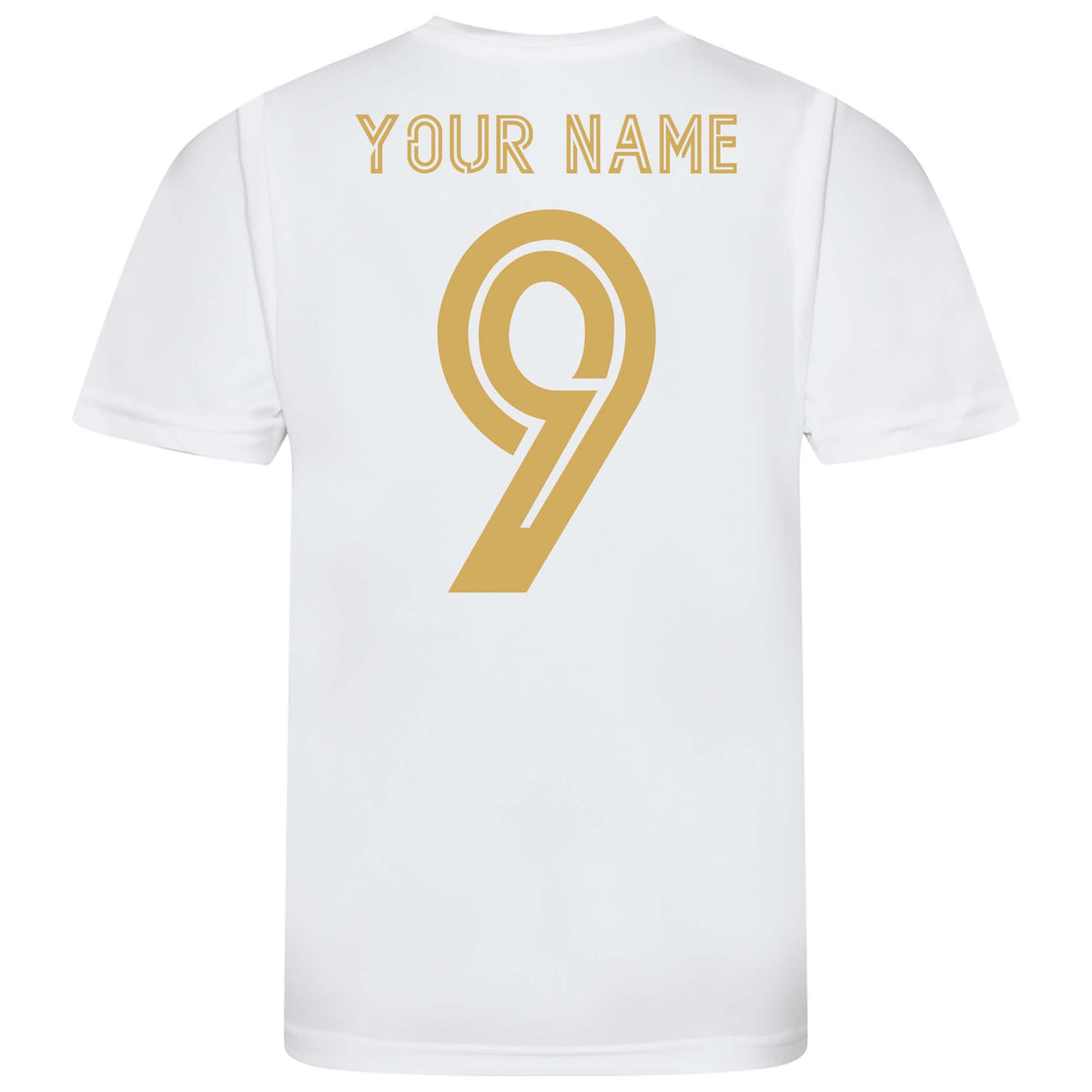 Personalised Los Blancos Madrid Style White Shirt