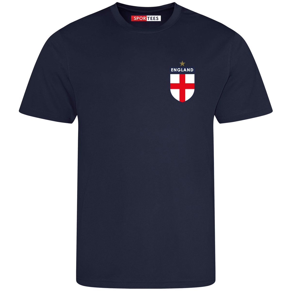 Personalised England Training Style Navy Shirt