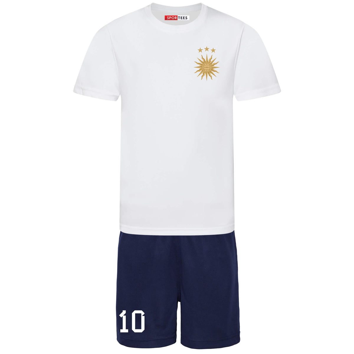Personalised El Sol Argentina Style White Kit With Bag