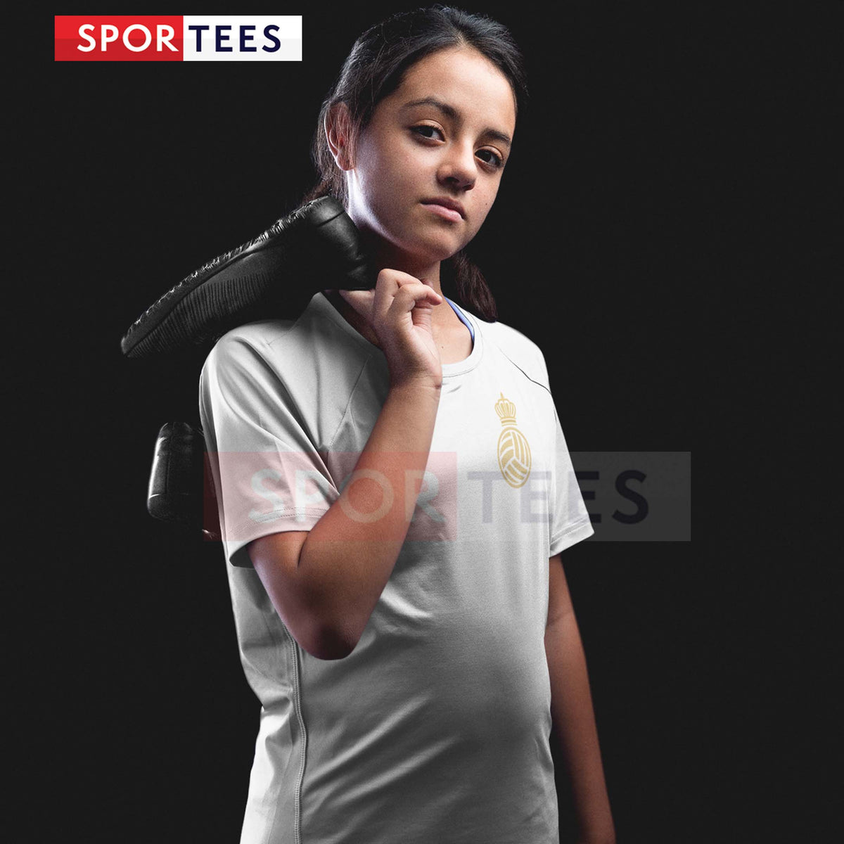 Personalised Los Blancos Madrid White Style Kit With Bag