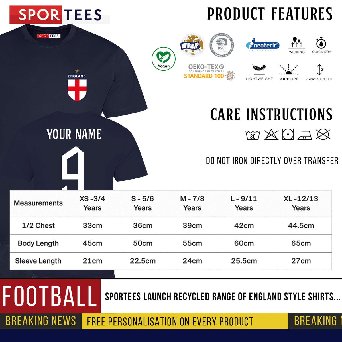 England Training Style All Navy Kit With Bag