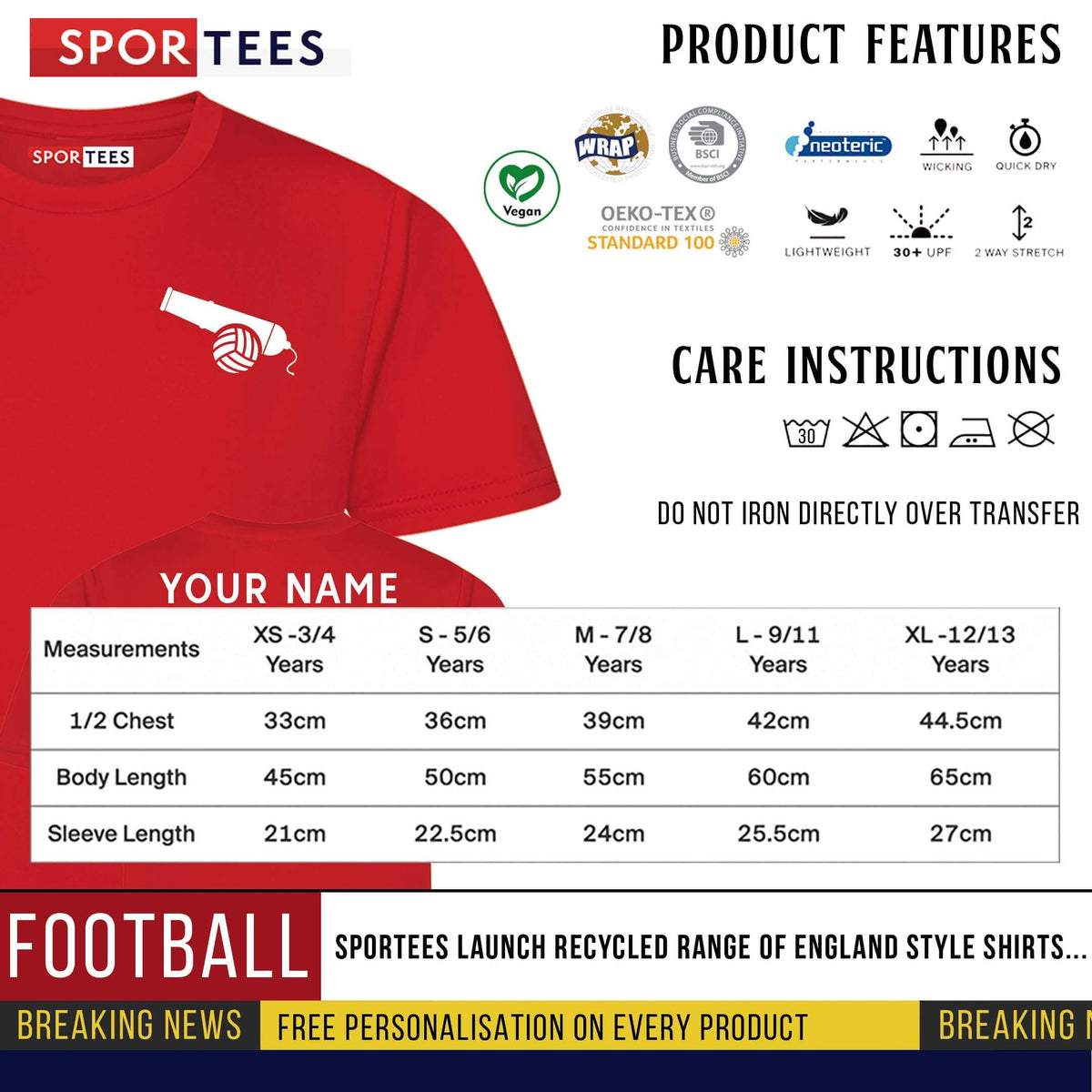 Personalised The Cannon North London Style Shirt