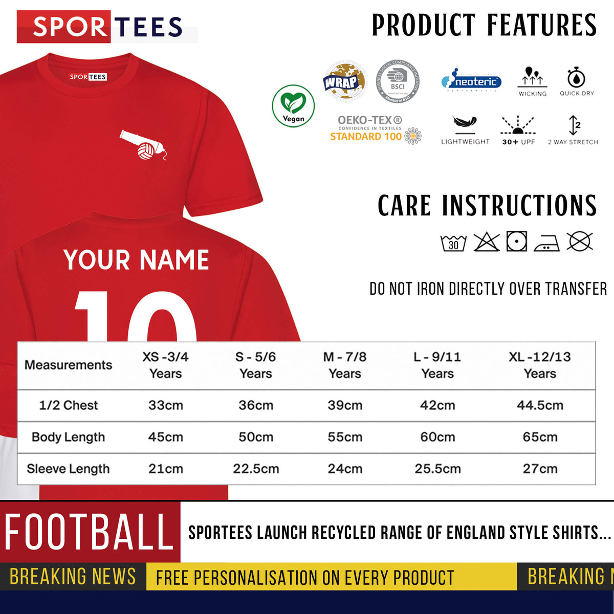 Personalised The Cannon North London Red Style Kit With Bag