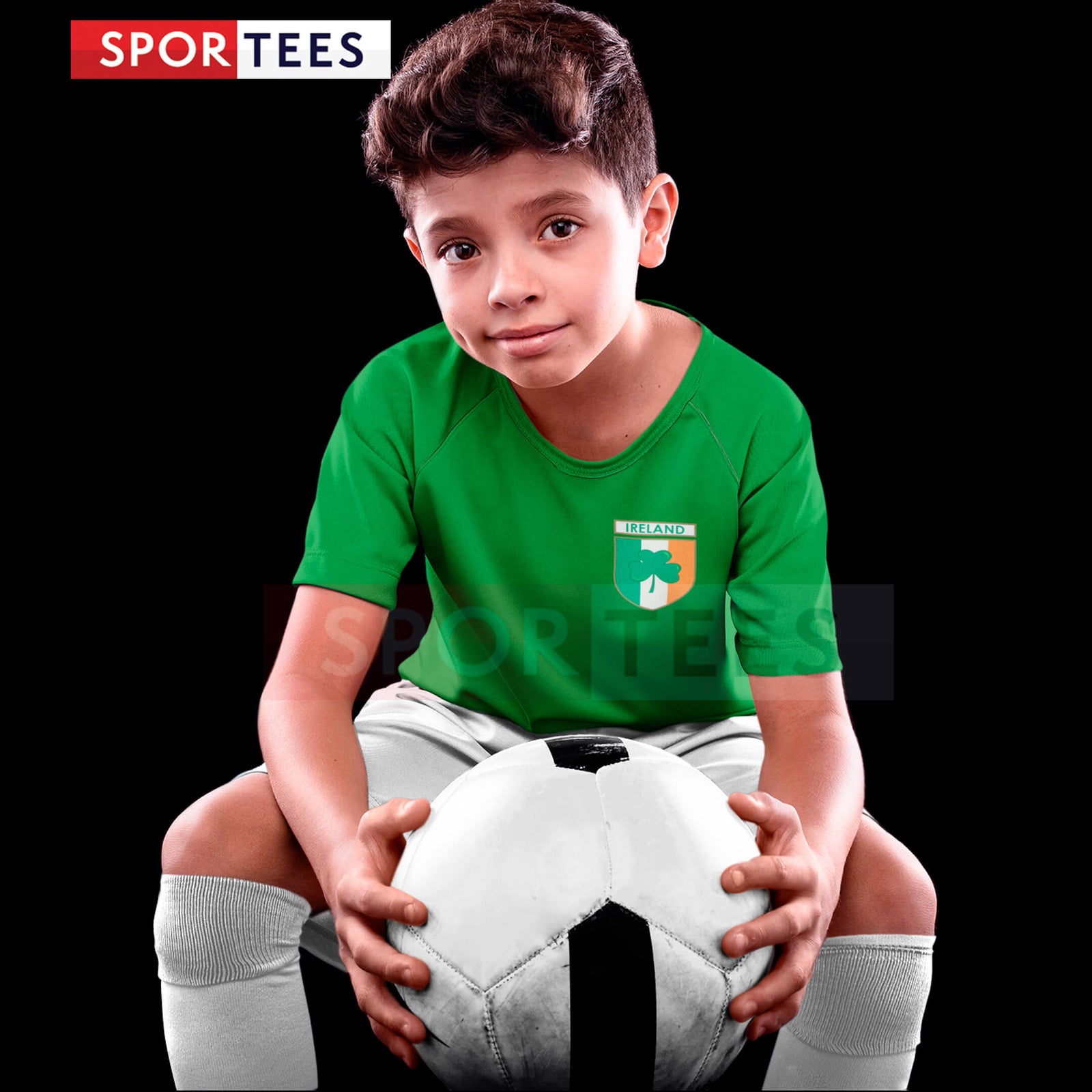 Personalised Ireland Style Green & White Home Kit With Bag