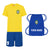 Personalised Brazil Style Yellow & Blue Kit With Bag