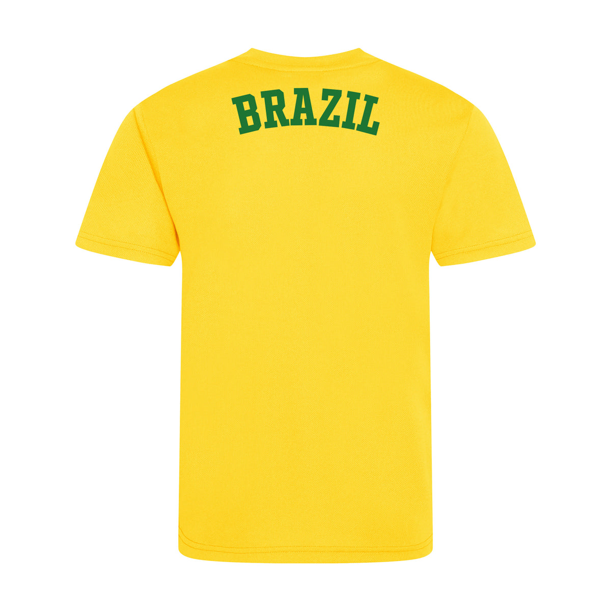Childrens Brazil Style Yellow &amp; Green Home Shirt