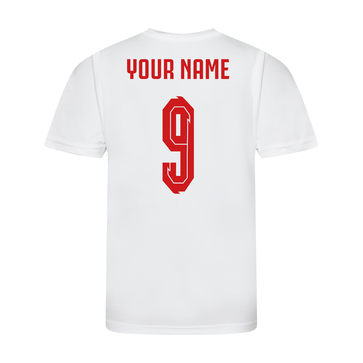 Personalised England Style White &amp; Navy Home Kit Bundle With Socks &amp; Bag