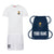 Personalised France Style All White Away Kit With Bag