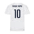 Personalised France Style White Away Shirt