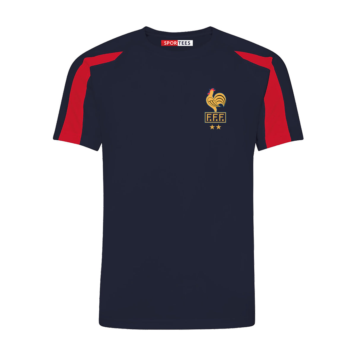 Personalised France Style Blue Contrast Home Shirt