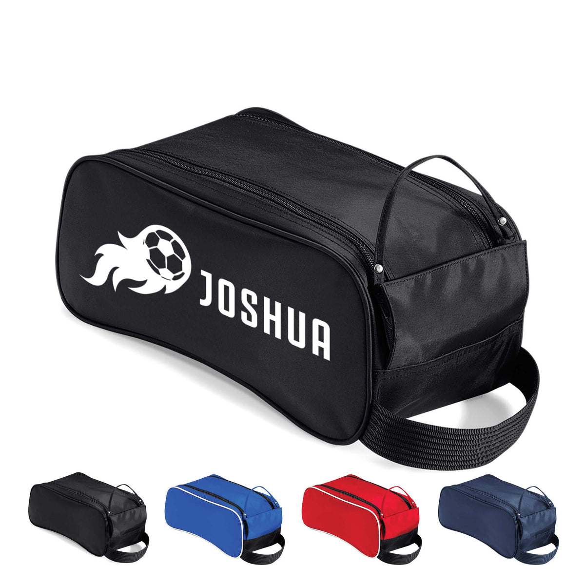 Personalised Flaming Football Boot Bag