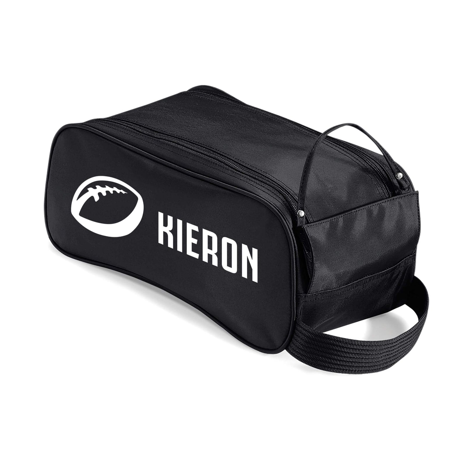 Personalised Rugby Ball Name Boot Bag