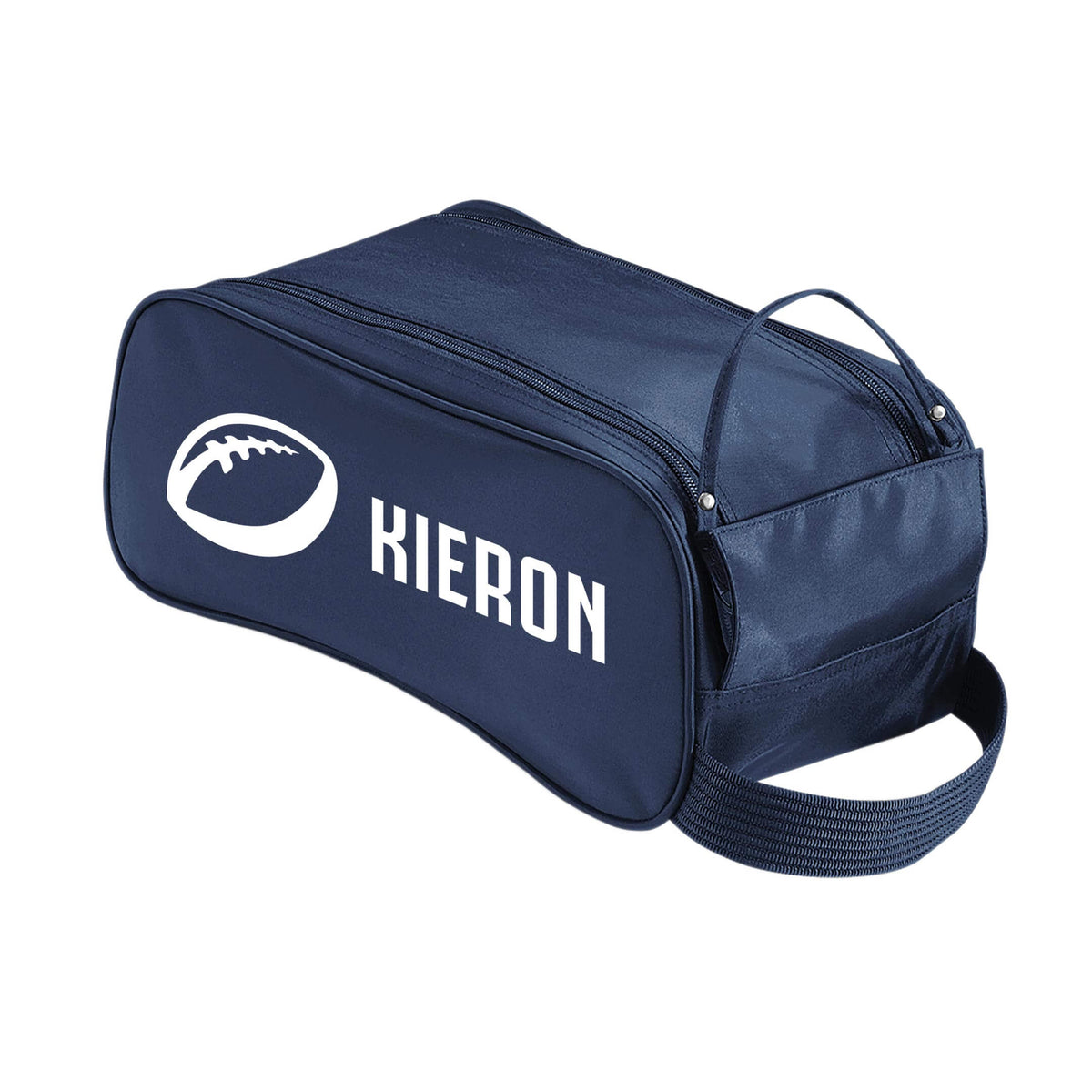 Personalised Rugby Ball Name Boot Bag