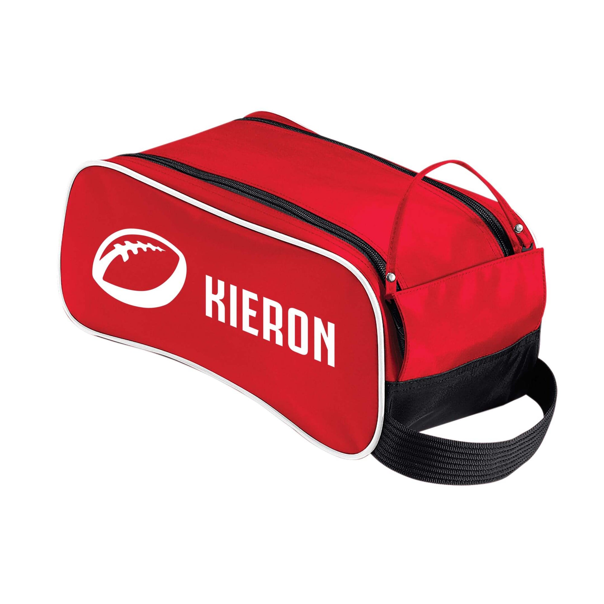 Personalised Rugby Ball Name Boot Bag