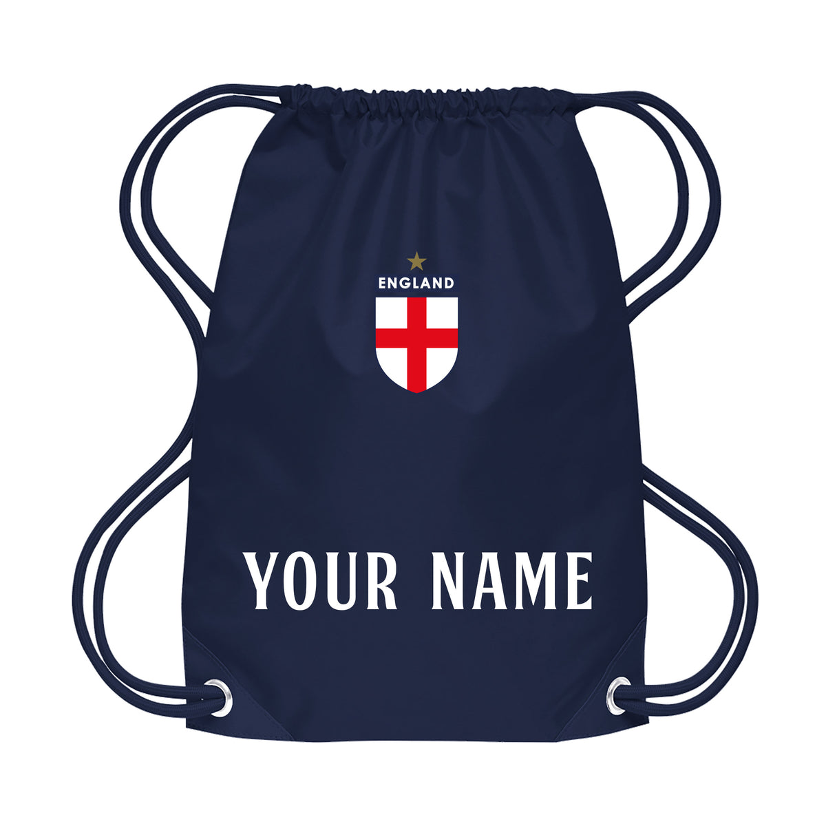 Personalised England Womens Style All White Home Kit