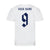 Personalised England Womens Style White Home Shirt