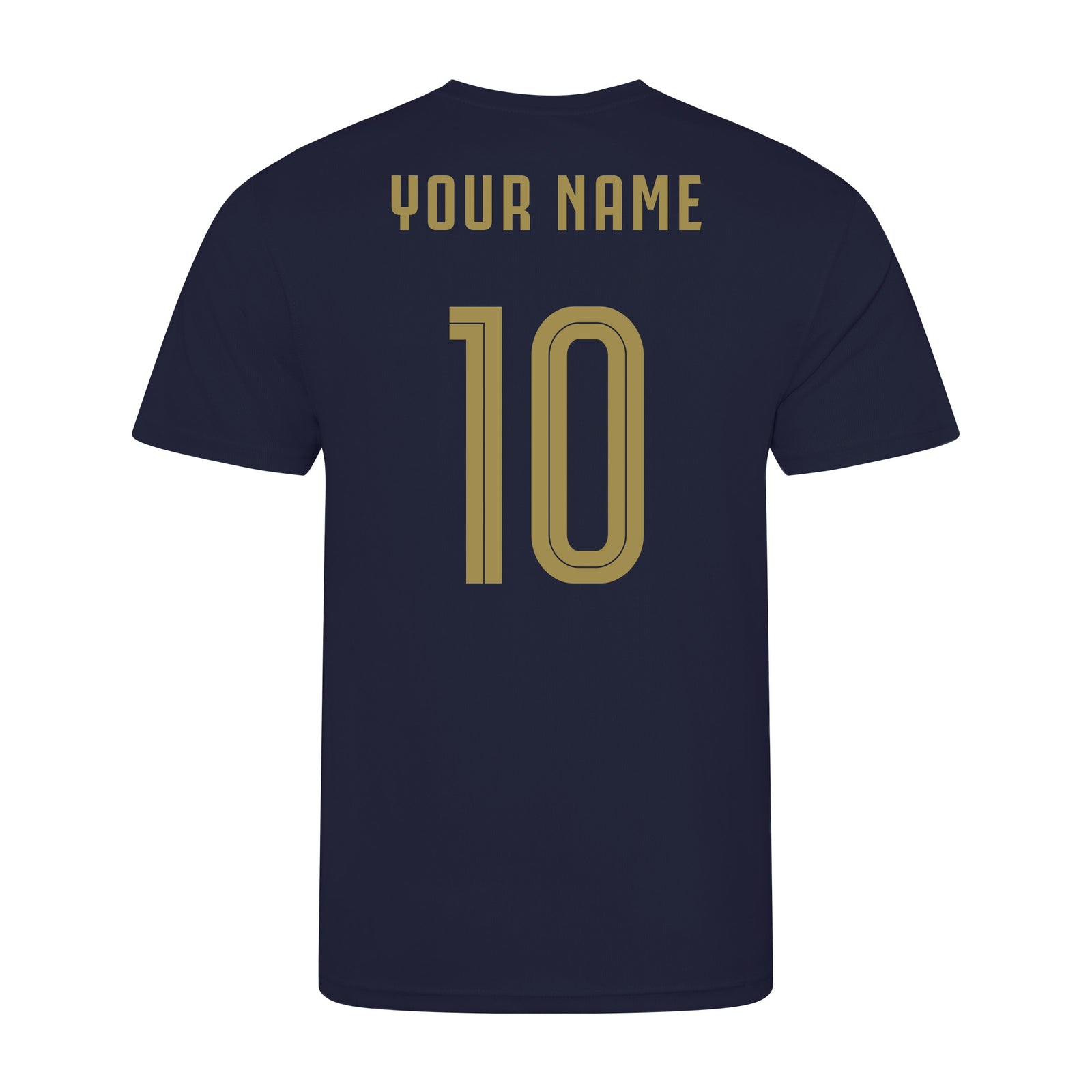 Personalised France Style Blue Home Shirt