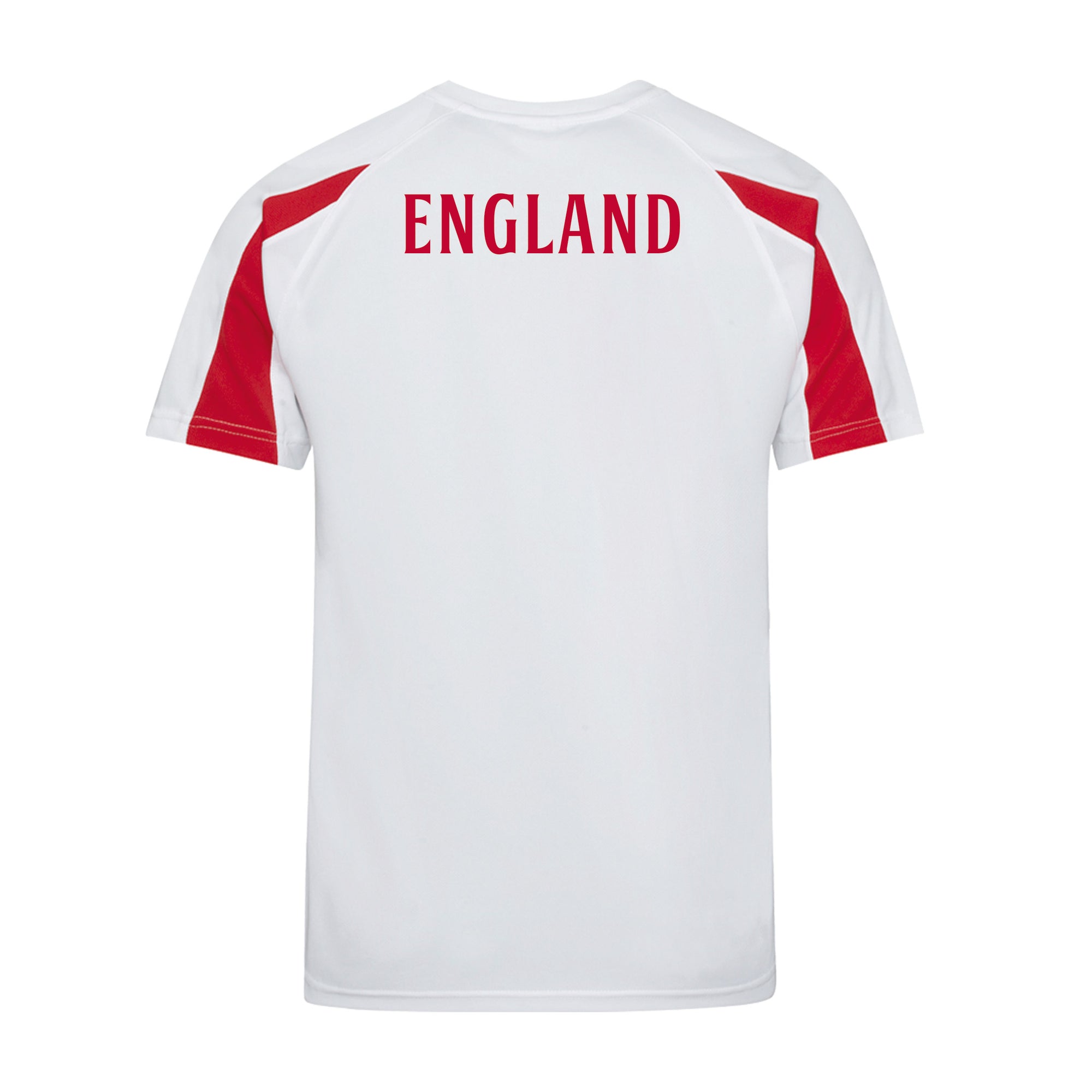 England Style White & Red Contrast Home Shirt