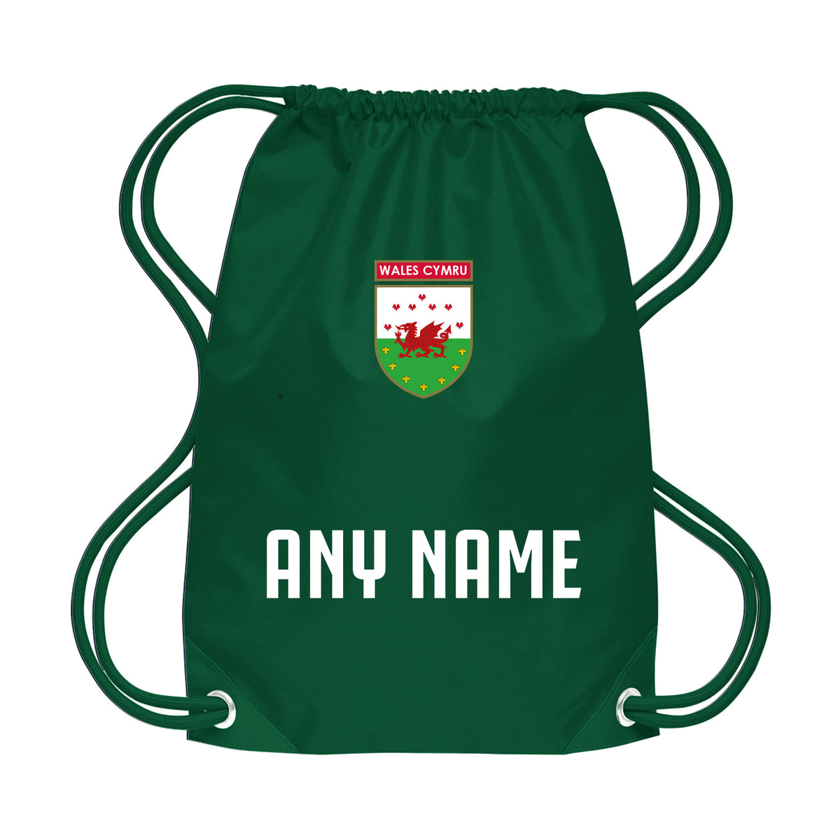 Personalised Wales Style Gym Bag