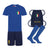 Personalised Italy Style Blue & Gold Home Bundle With Socks & Bag