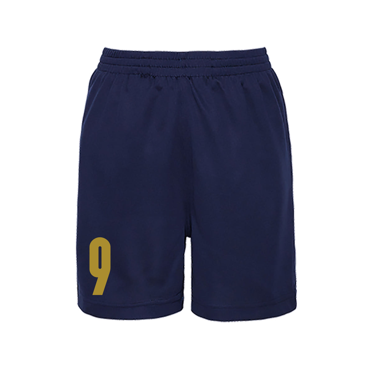 Personalised Italy Style Blue &amp; Gold Home Kit With Bag
