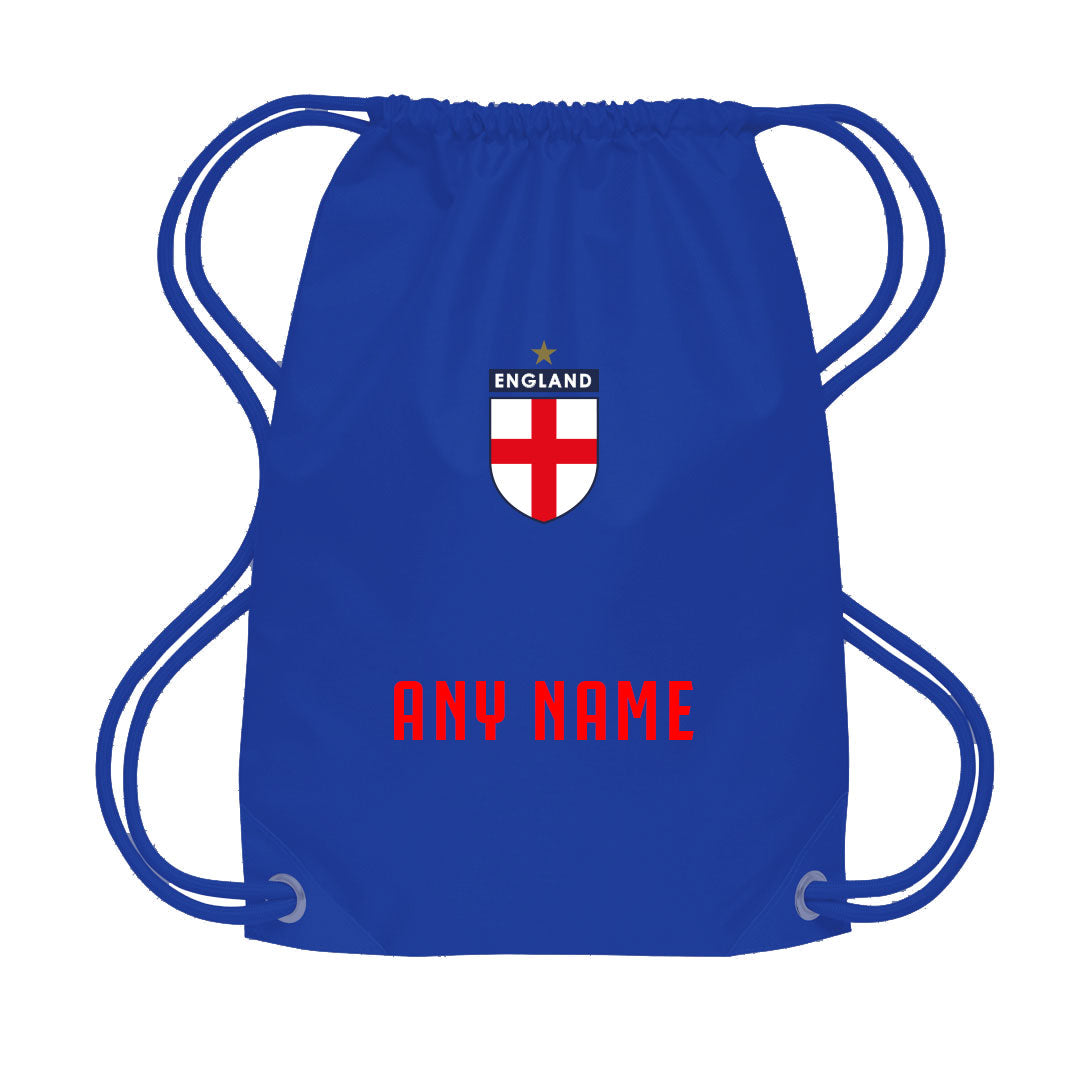 Personalised England Style Royal Blue 3rd Kit With Bag