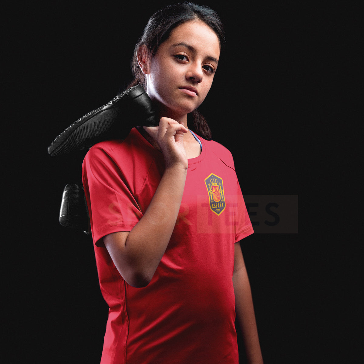 Personalised Spain Cup Style Red &amp; Blue Home Kit FREE Bag