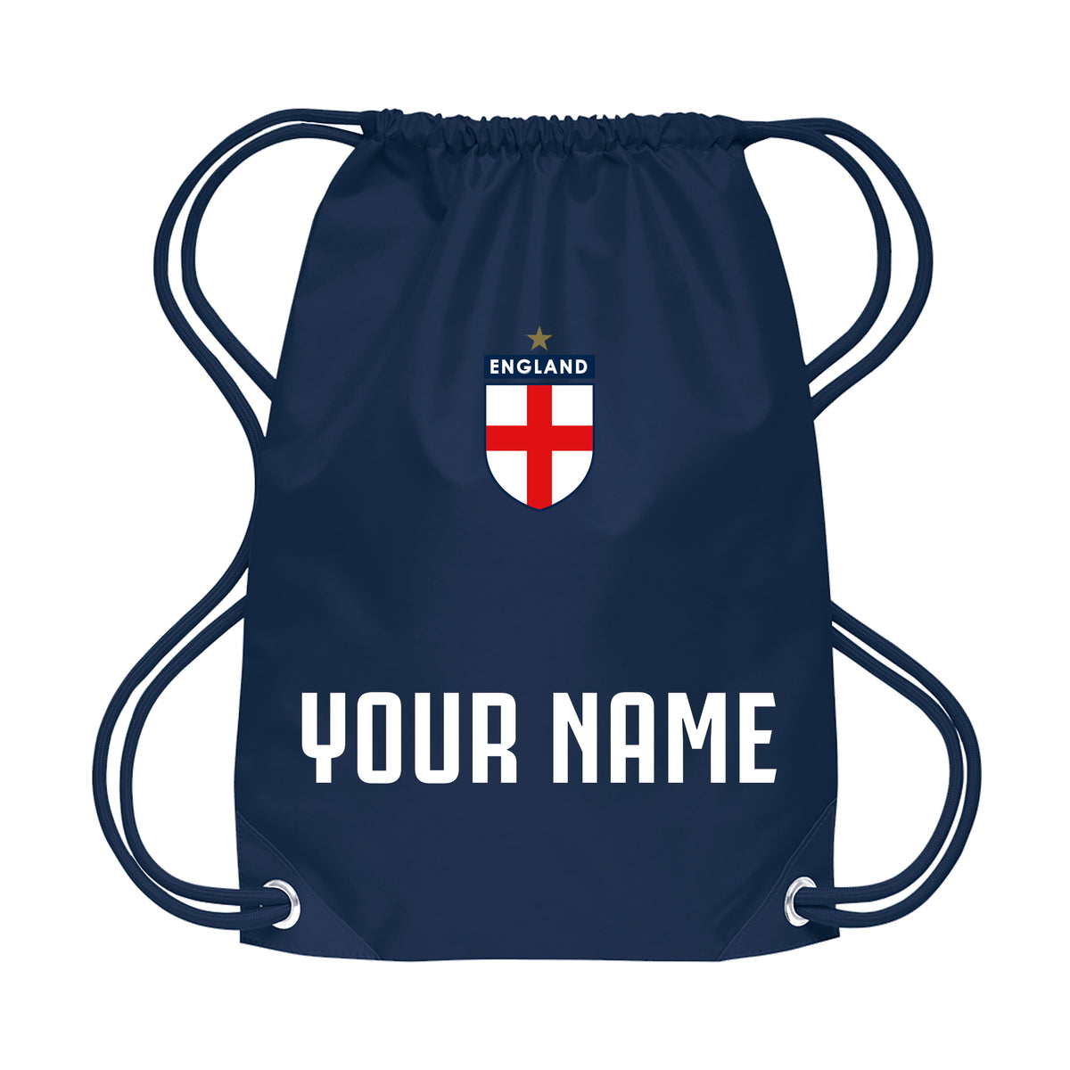 Personalised England Style Red, White &amp; Blue Kit With Bag