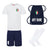 Personalised Italy Style White & Navy Away Bundle With Socks & Bag