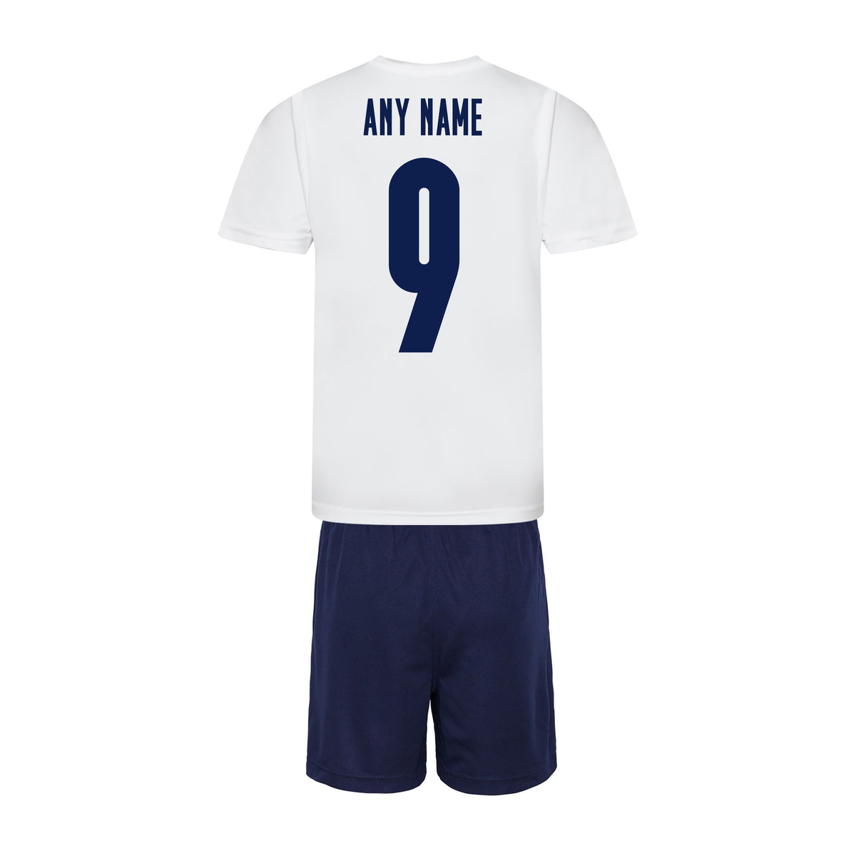 Personalised Italy Style White &amp; Navy Away Kit With Bag