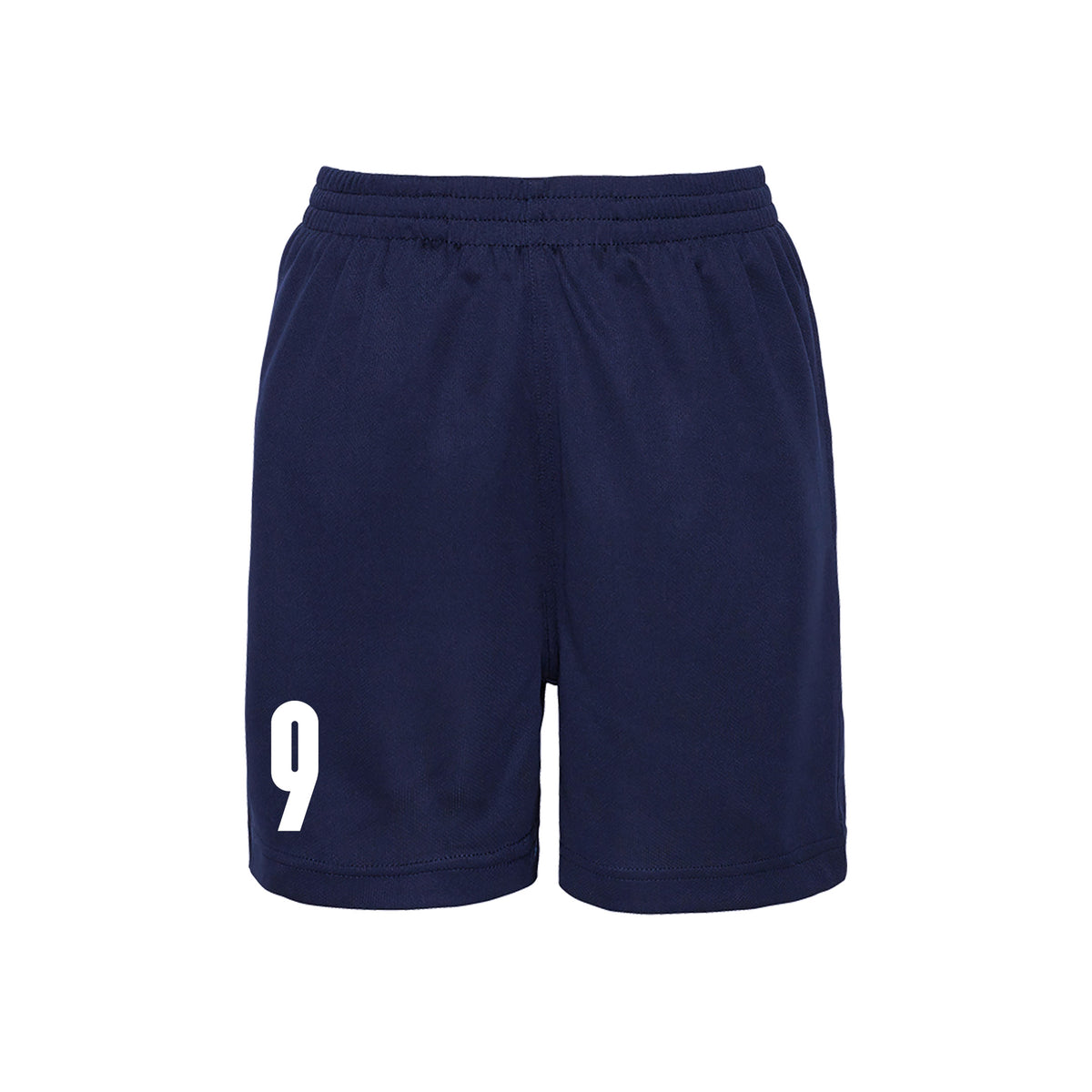 Personalised Italy Style White &amp; Navy Away Bundle With Socks &amp; Bag